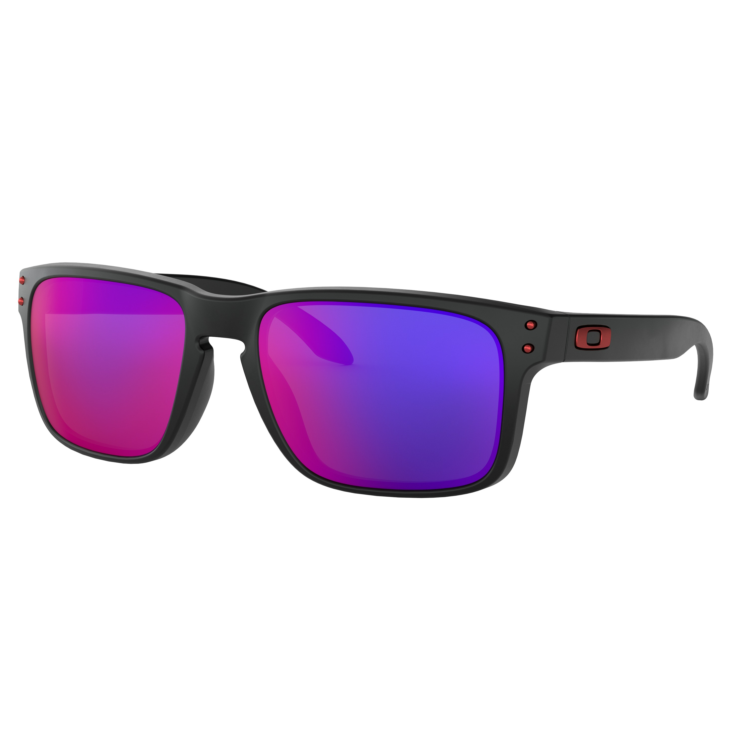 Holbrook Matte Black/Positive Red Iridi
