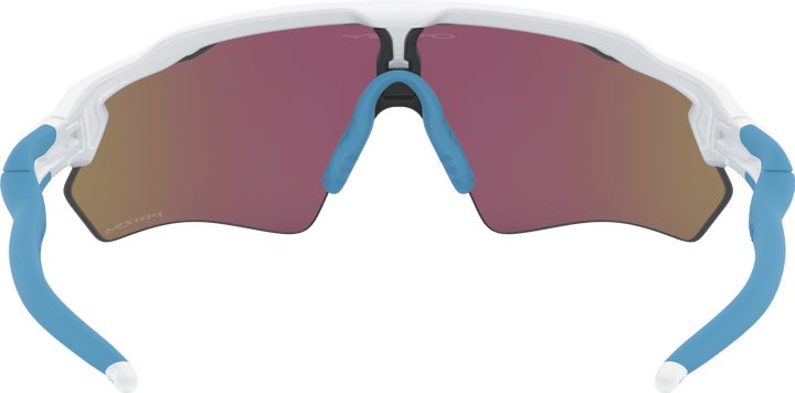 Juniors' Radar EV XS Path Polished White/Prizm Sapphire Oakley