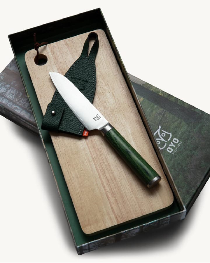 Øyo Odin Gavesett Turfjøl, Damask Kniv Og Slire Grønn Øyo Øyo Odin Gavesett Turfjøl, Damask Kniv Og Slire Grønn Øyo