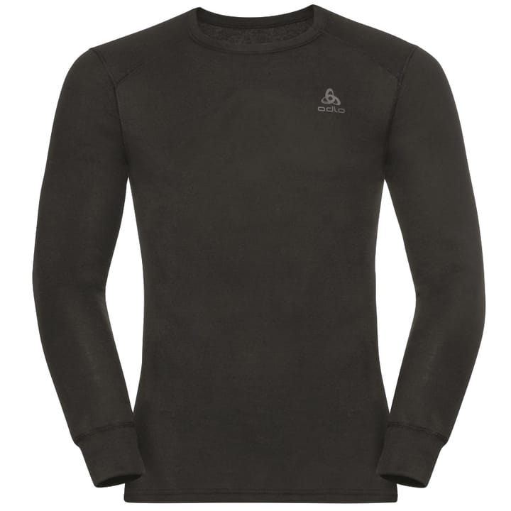 Odlo Men's Active Warm ECO Baselayer Shirt Steel Grey Melange Odlo