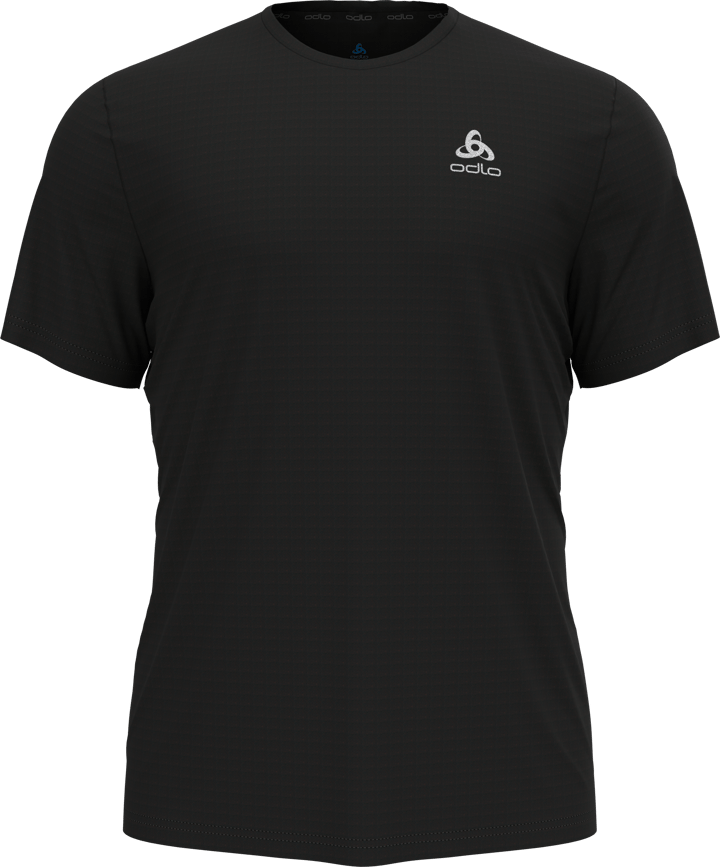 Odlo Men's T-Shirt S/S Crew Neck Essential Flyer Black Odlo