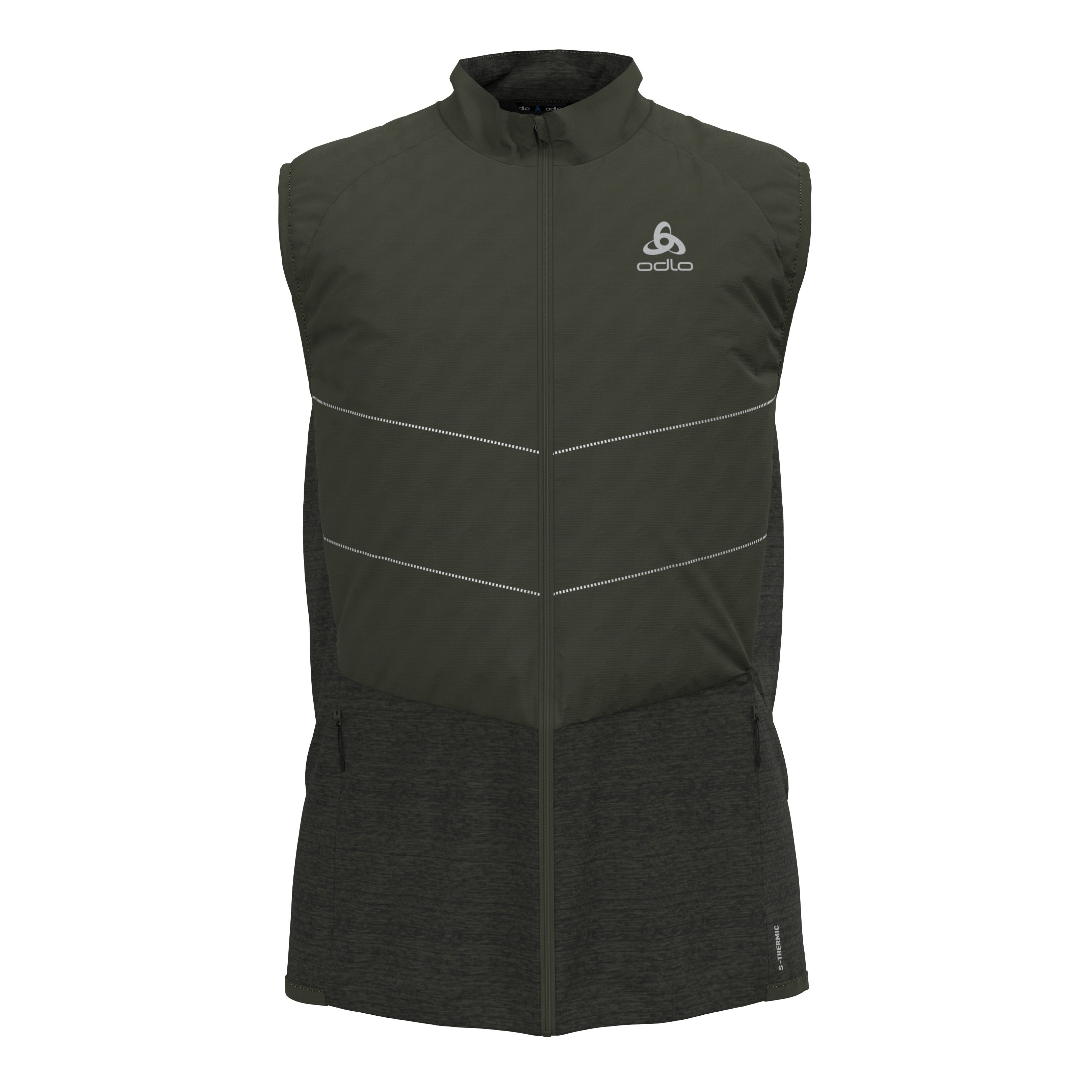 Odlo Men’s Vest Run Easy S-Thermic Deep Depths