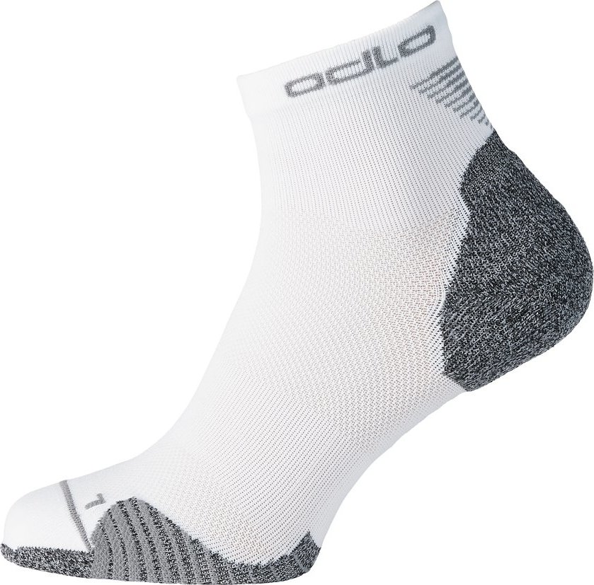 Odlo Ceramicool Running Quarter Socks White
