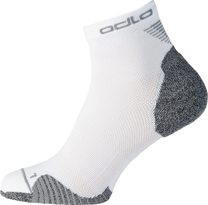 Odlo Ceramicool Running Quarter Socks White Odlo