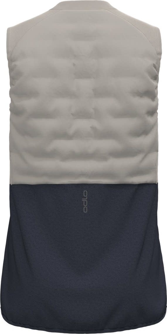 Odlo Men's Zeroweight Insulator Running Vest Silver Cloud/India Ink Odlo