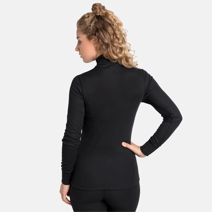 Odlo Women's Active Warm Eco Half-Zip Turtleneck Base Layer Top Black Odlo Odlo Women's Active Warm Eco Half-Zip Turtleneck Base Layer Top Black Odlo