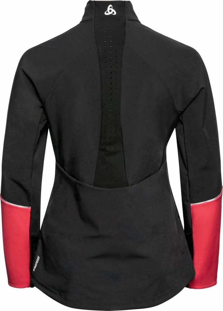 Odlo Women's Engvik Jacket Black/Poppy Red Odlo