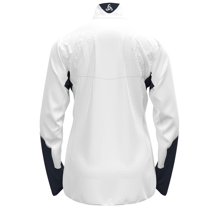 Odlo Women's Jacket Langnes White - Dark Sapphire Odlo