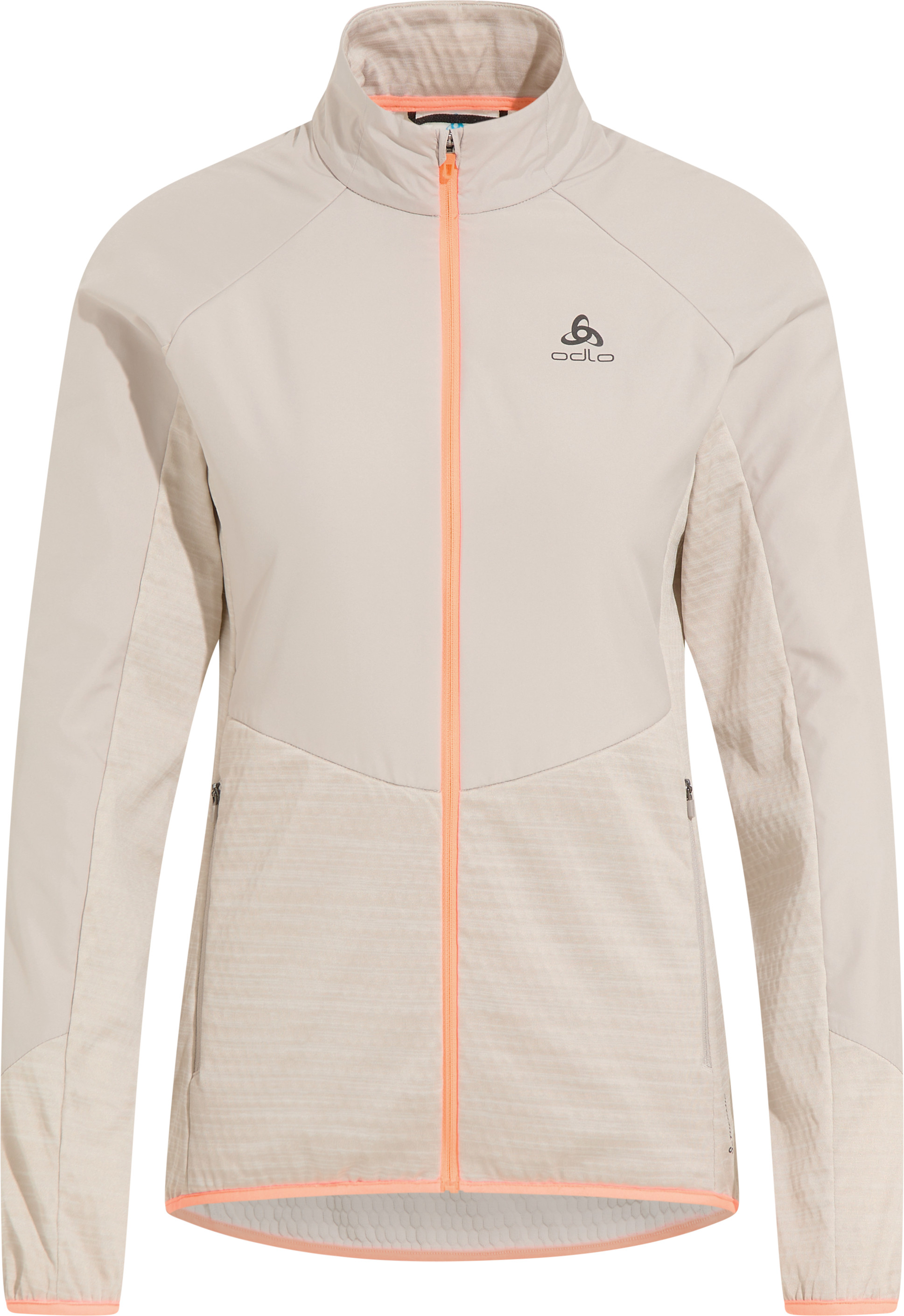 Women’s Run Easy Warm Hybrid Jacket Silver Cloud – Live Wire