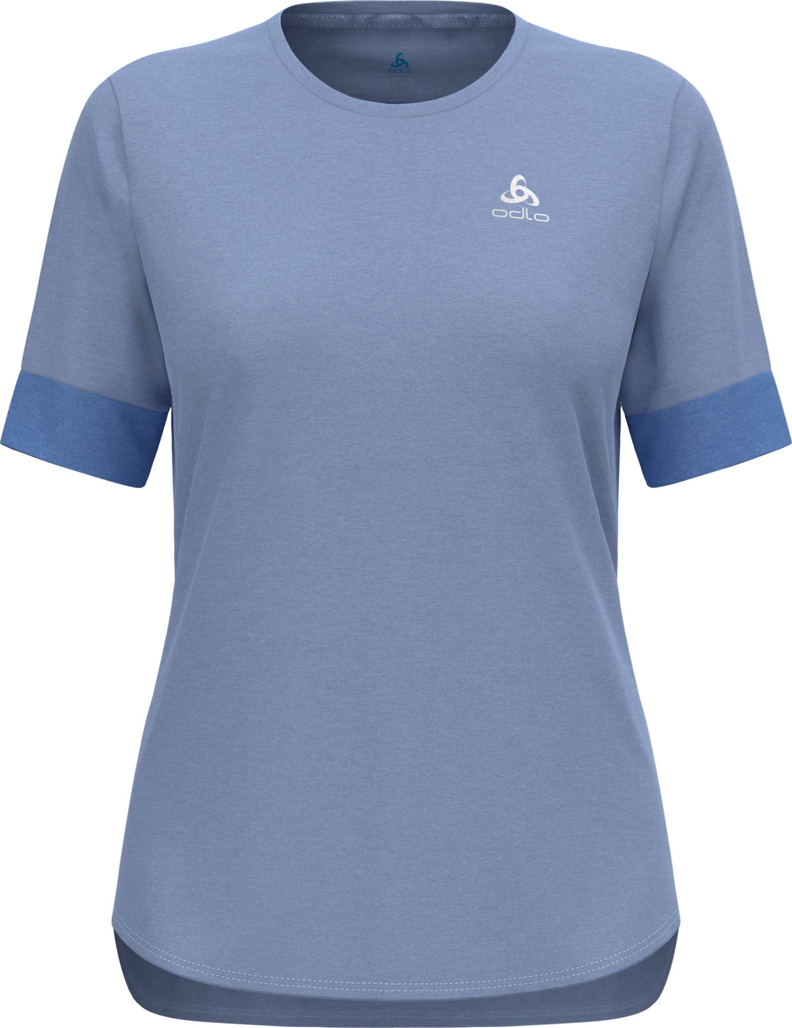 Odlo Women's T-shirt Crew Neck S/S Ride 365 Blue Heron/Persian Jewel