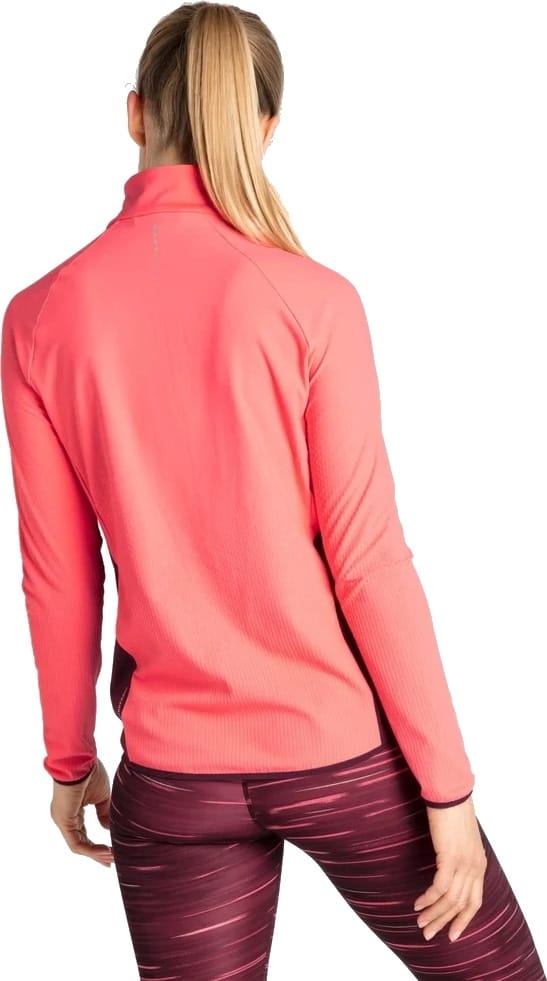 Women's Zeroweight Warm Hybrid Running Jacket Siesta/Winetasting Odlo