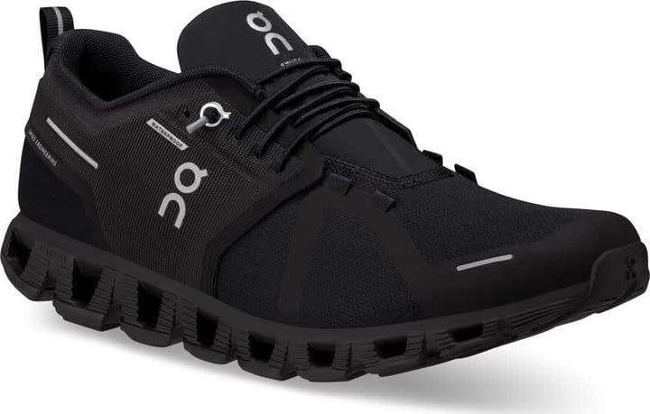 On Women's Cloud 5 Waterproof All Black | Buy On Women's