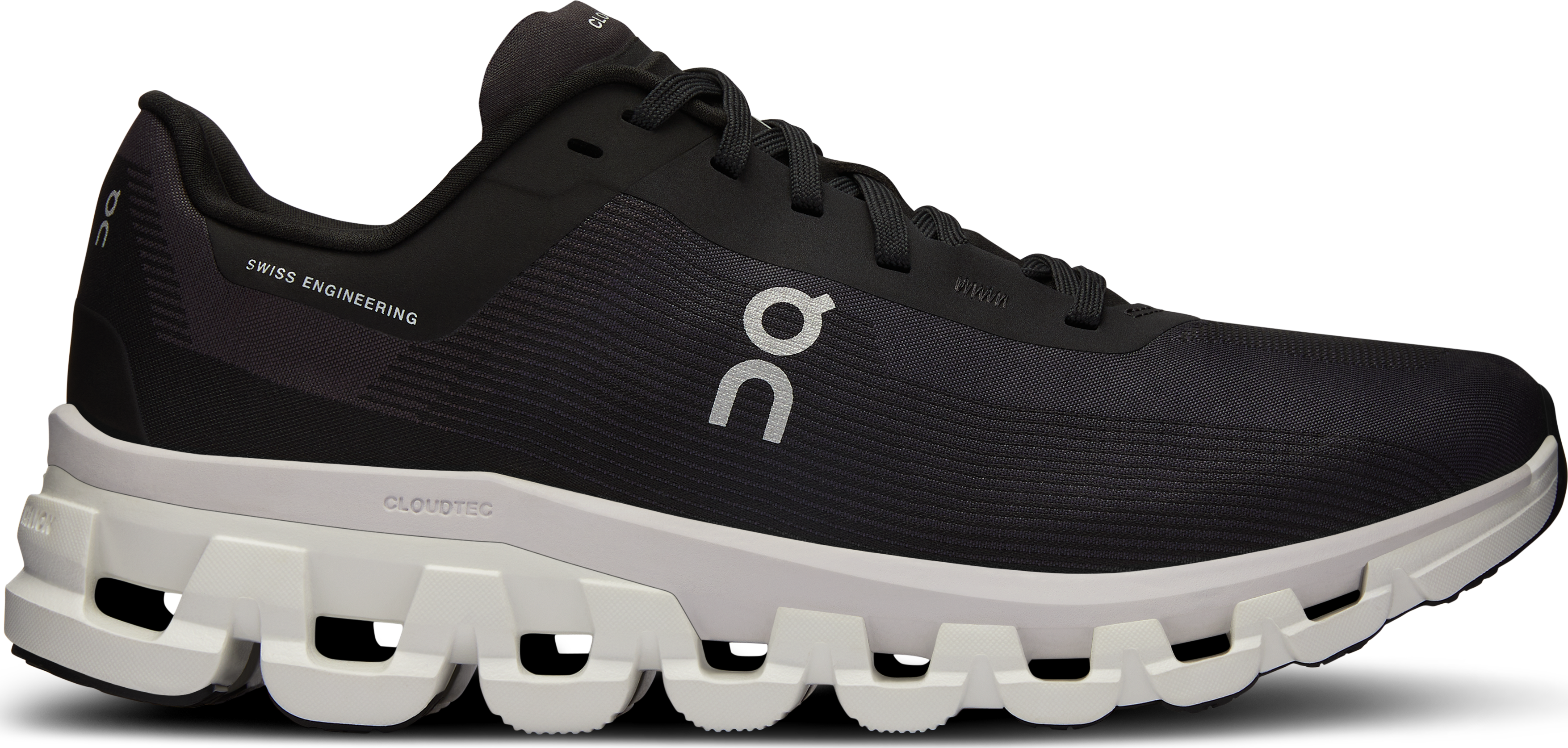 On Women's Cloudflow 4 Black/White Träningsskor 36
