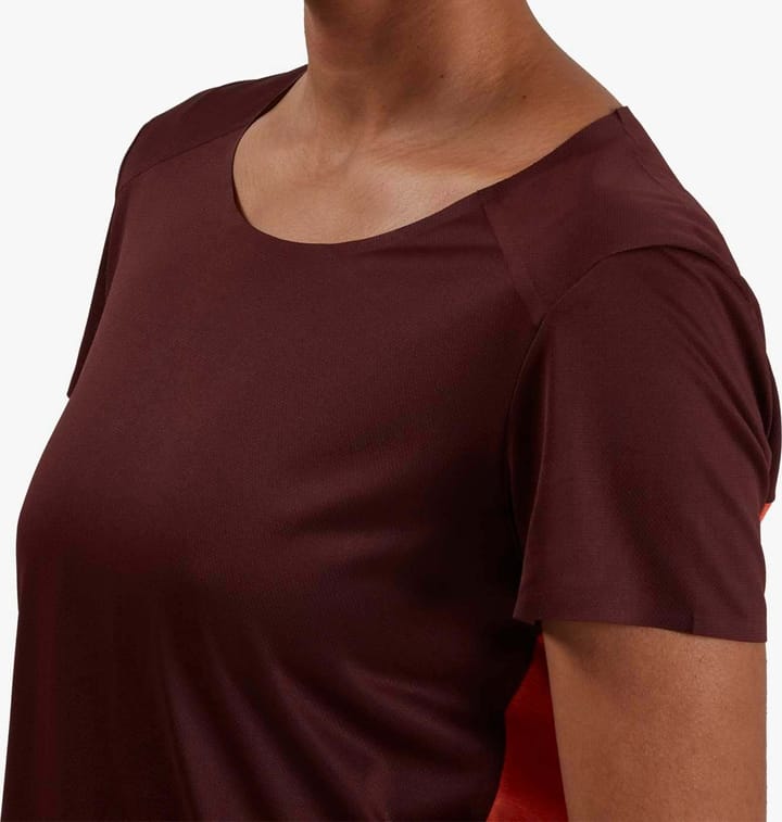On Women's Performance-Tee Mulberry/Spice On