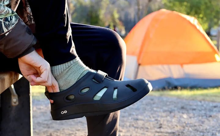 OOFOS Unisex Oocandoo Black OOFOS