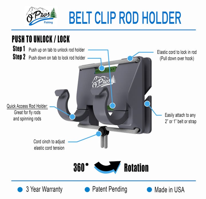 O'Pros O'Pros 3rd Hand Rod Holder O'Pros O'Pros O'Pros 3rd Hand Rod Holder O'Pros