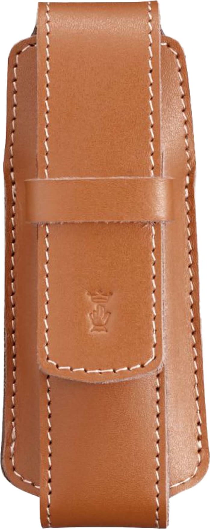 Leather Sheath Chic Brown Brown Opinel