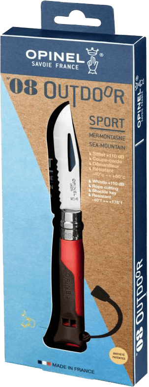 Opinel Outdoor Earth Red No08 Red Opinel Opinel Outdoor Earth Red No08 Red Opinel
