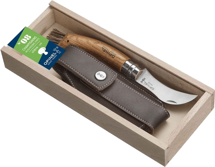 Pencil case No08 Mushroom + sheath Opinel