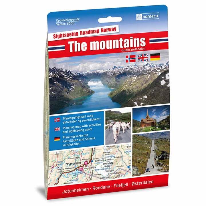 Nordeca Opplevelsesguide Gudbrandsdalen 1:250 000 Ugland IT Nordeca Opplevelsesguide Gudbrandsdalen 1:250 000 Ugland IT