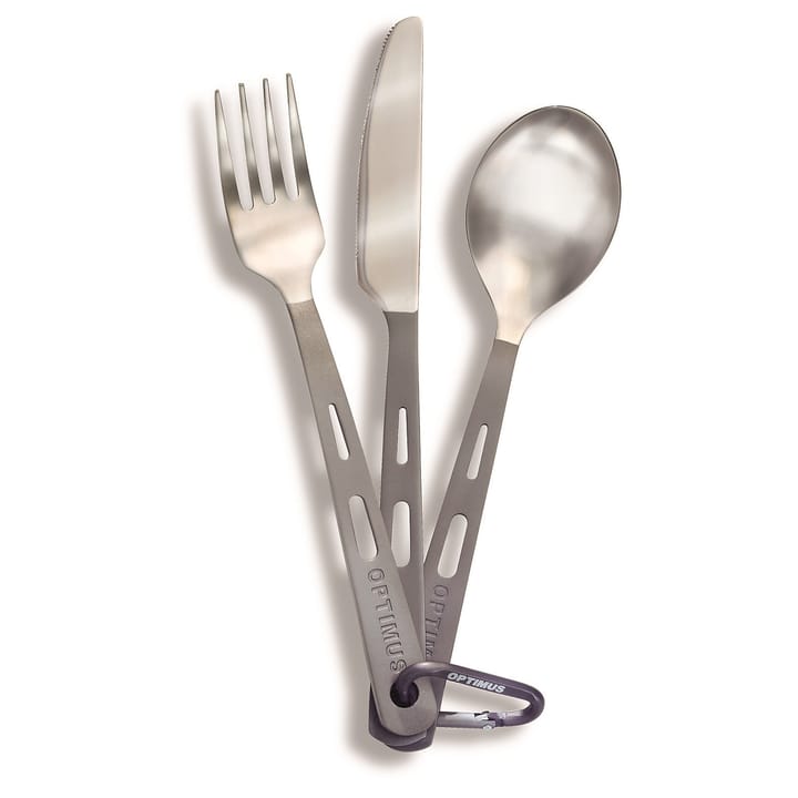 Titanium 3-piece Cutlery Set Titanium Optimus
