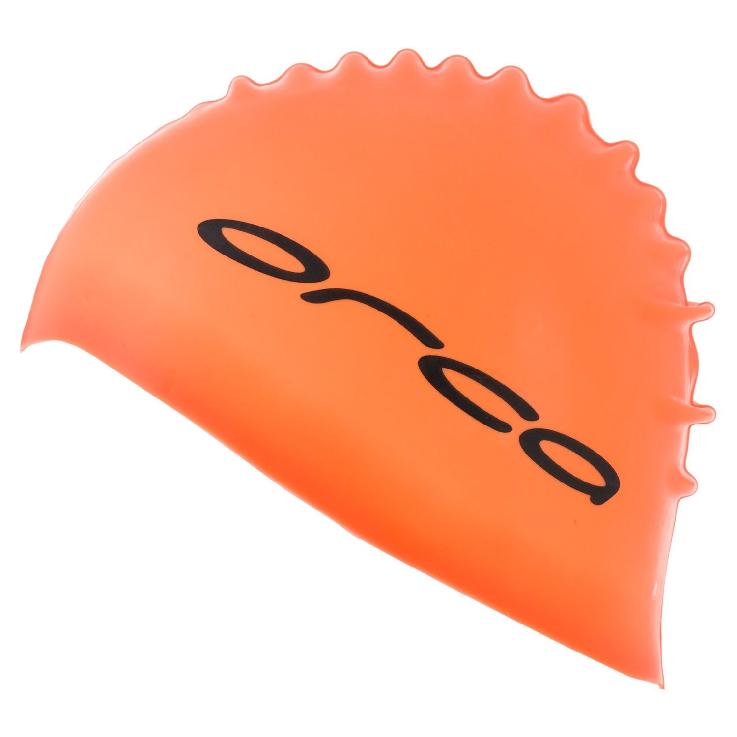 Orca Silicone Swim Cap High Vis Orange