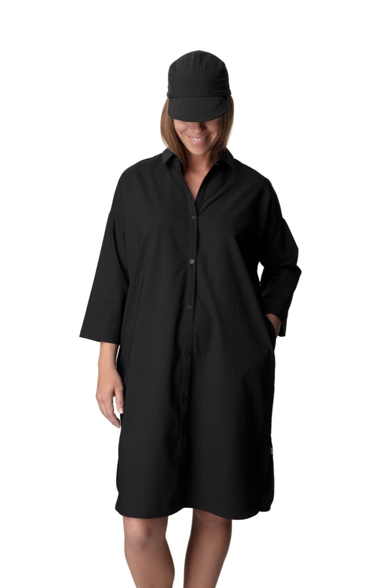 Houdini W's Route Shirt Dress True Black