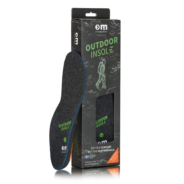Ortho Movement Outdoor Insole Black Ortho Movement
