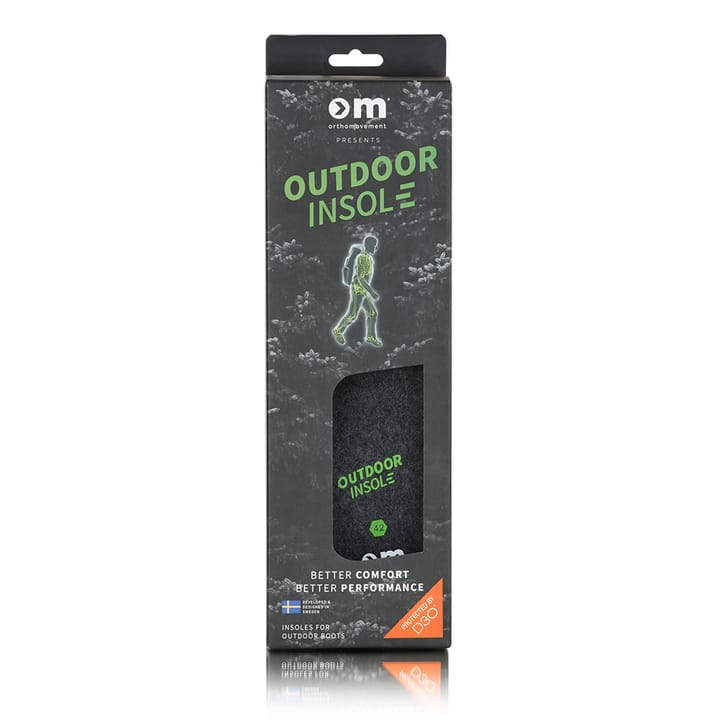 Ortho Movement Outdoor Insole Black Ortho Movement