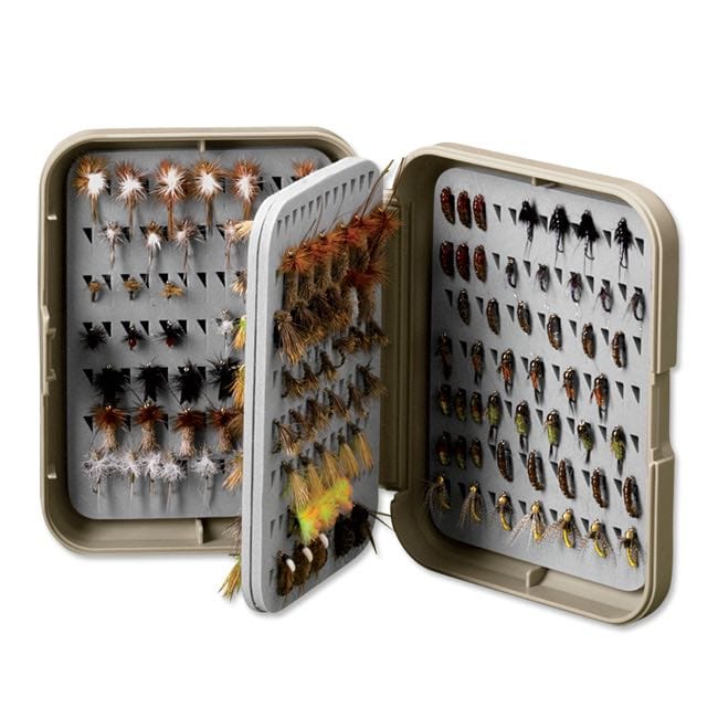 Orvis ORVIS POSIGRIP FLIP FLY BOX M Kaki Orvis Orvis ORVIS POSIGRIP FLIP FLY BOX M Kaki Orvis