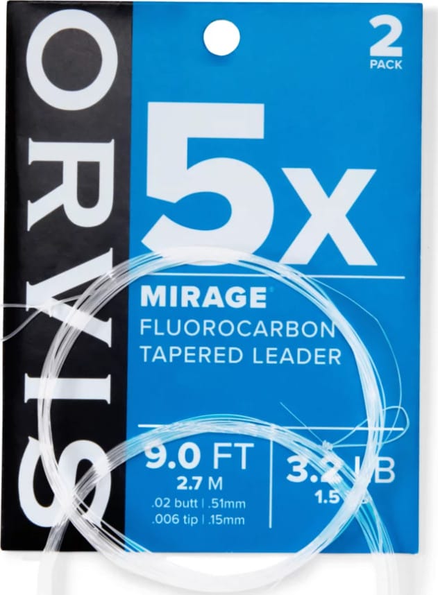 Orvis Mirage Leaders 9'  2-pakning Orvis