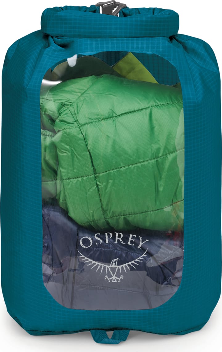 Osprey Dry Sack 12 With Window Waterfront Blue Osprey
