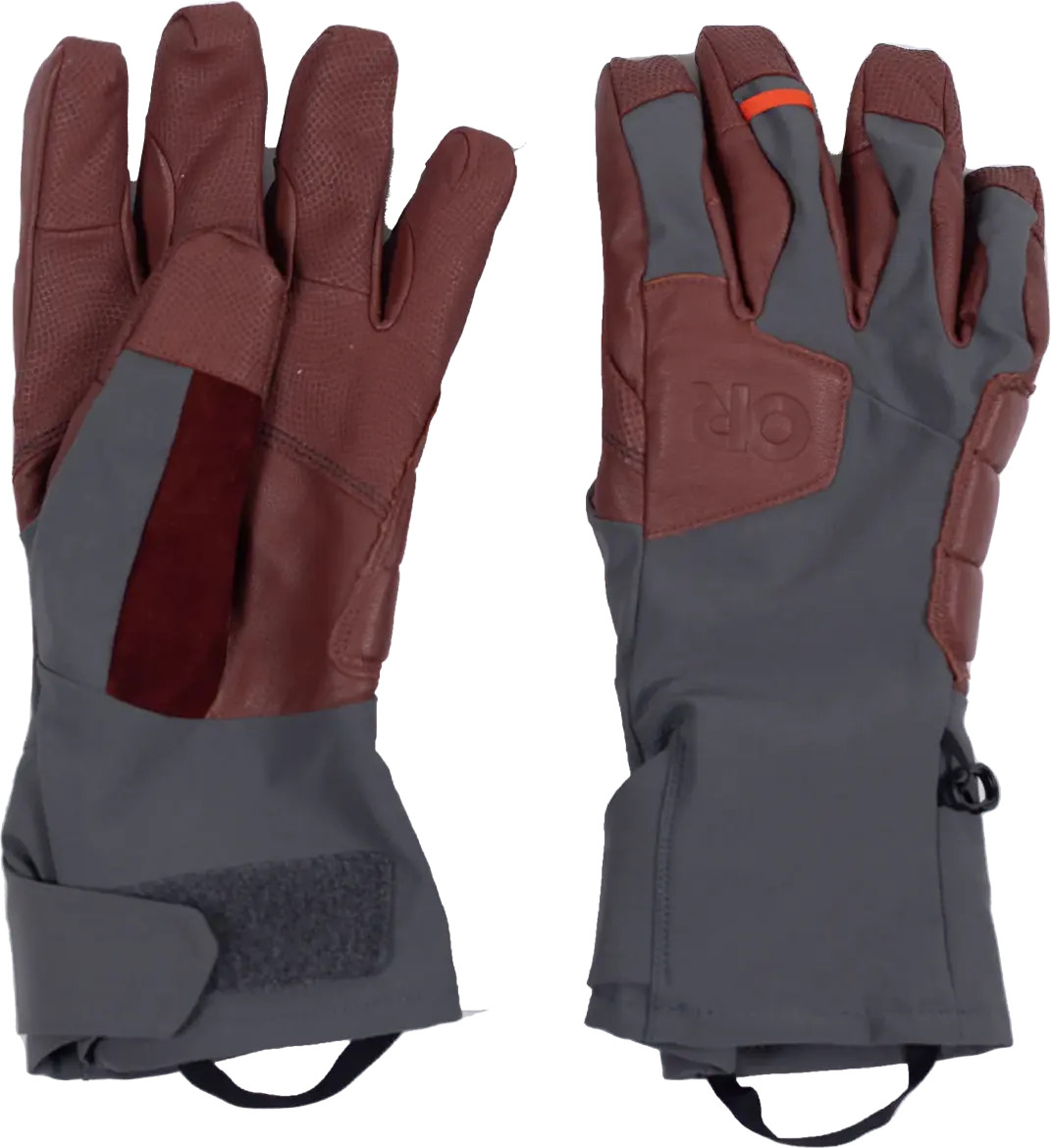 Outdoor Research Men’s Extravert Gloves Charcoal/Brick