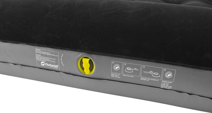 Outwell Classic with Pillow & Pump Double Black & Grey Outwell