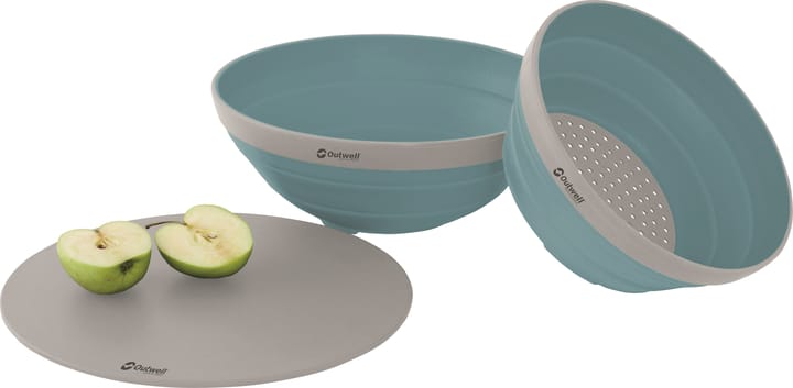 Collaps Bowl & Colander Set Classic Blue Outwell