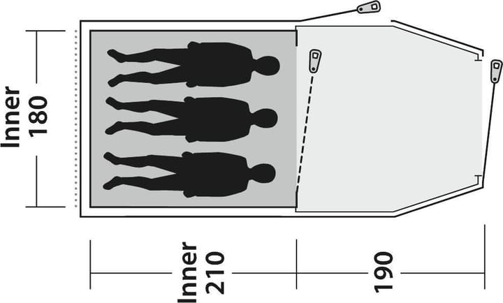 Outwell Earth 3 Blue Outwell