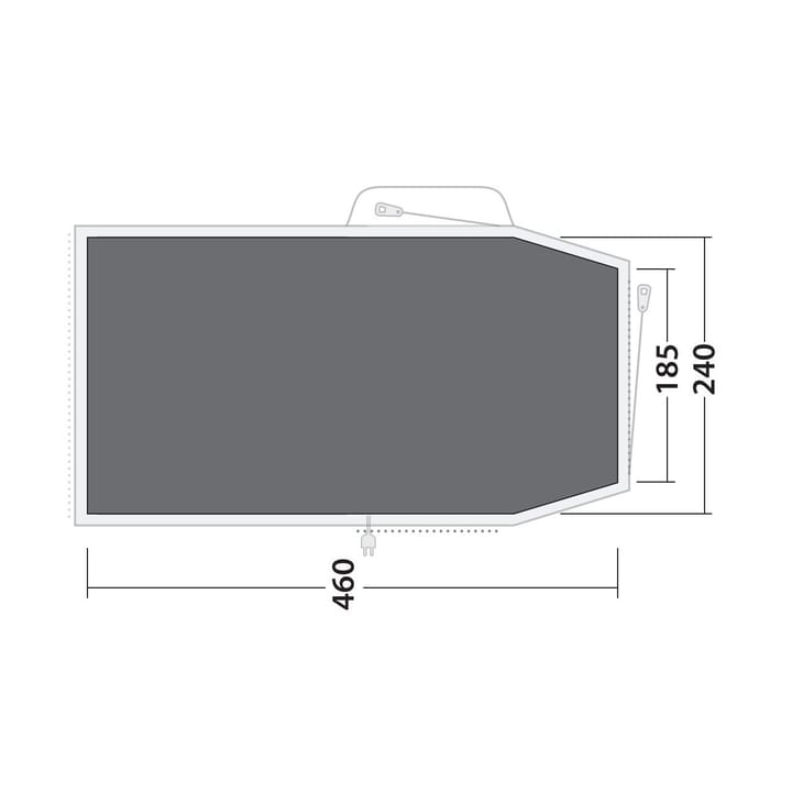 Outwell Footprint Springwood 4 Grey Outwell