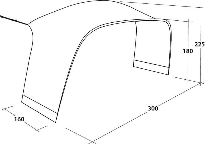 Outwell Lounge Tent Connector M Black & Grey Outwell Outwell Lounge Tent Connector M Black & Grey Outwell