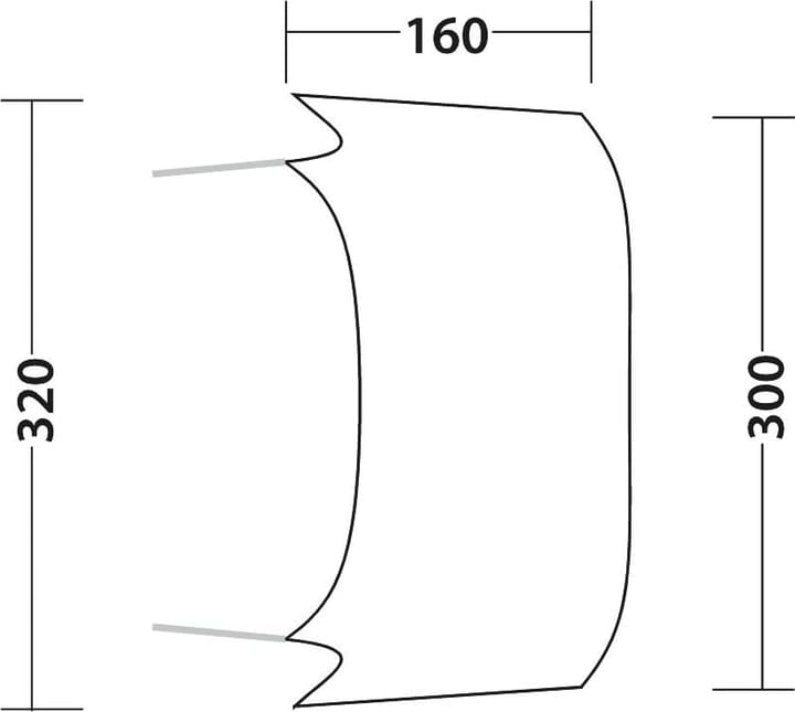 Outwell Lounge Tent Connector M Black & Grey Outwell Outwell Lounge Tent Connector M Black & Grey Outwell