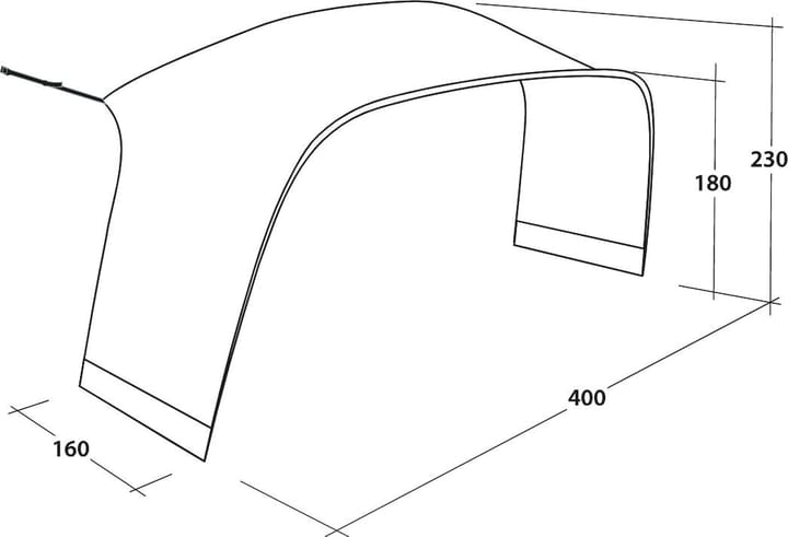 Outwell Lounge Tent Connector XL Black & Grey Outwell