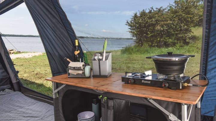 Outwell Padres Double Kitchen Table Shadow Grey Outwell
