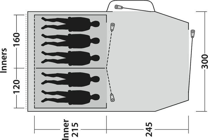 Outwell Springwood 5SG Blue Outwell