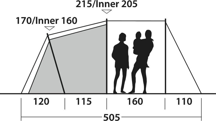 Outwell Springwood 6SG Blue Outwell