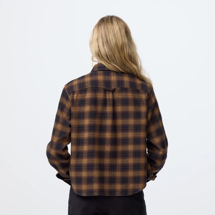 Fjällräven Övik Boxy Flannel Shirt W Eggshell-dawn Blue Fjällräven
