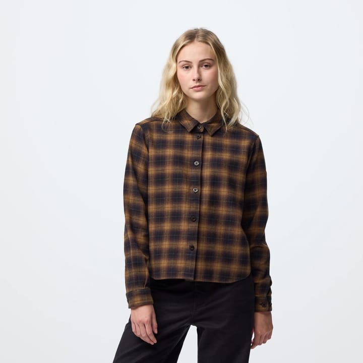 Fjällräven Övik Boxy Flannel Shirt W Eggshell-dawn Blue Fjällräven