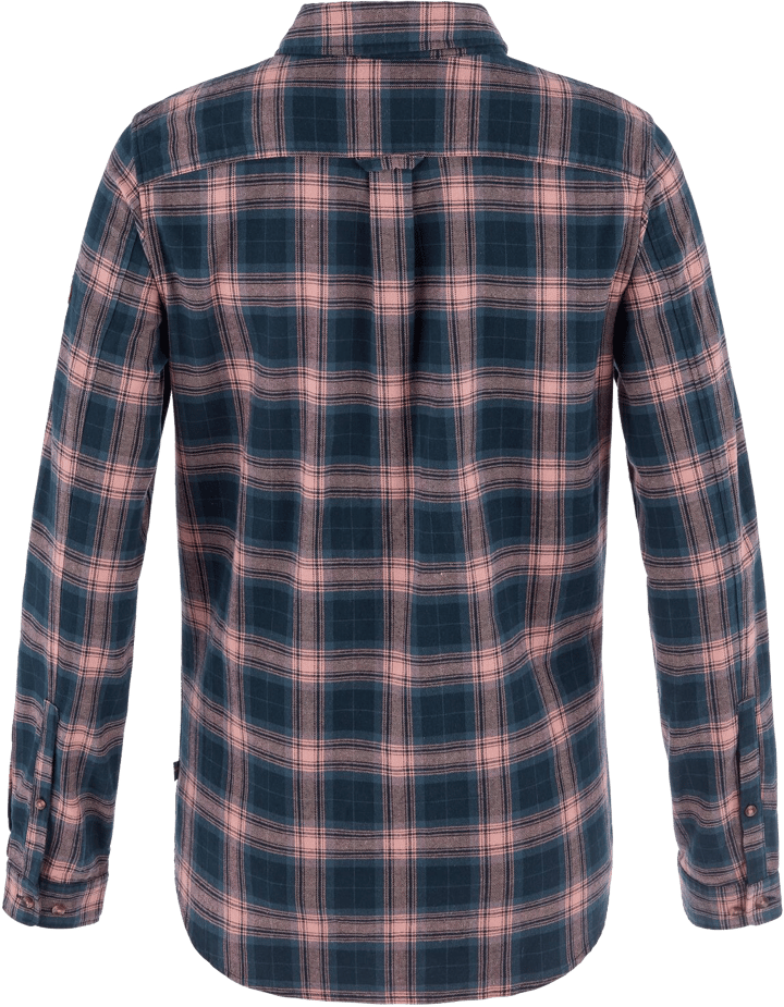 Fjällräven Women's Övik Classic Flannel Shirt Dark Navy/Dusty Rose Fjällräven