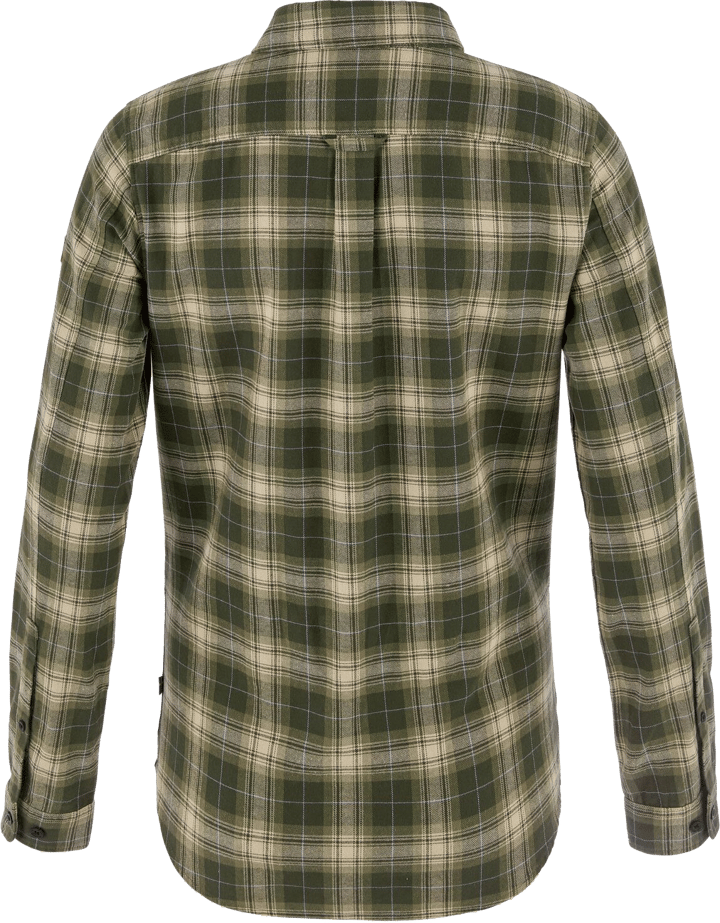 Fjällräven Women's Övik Classic Flannel Shirt Deep Forest/Fossil Fjällräven