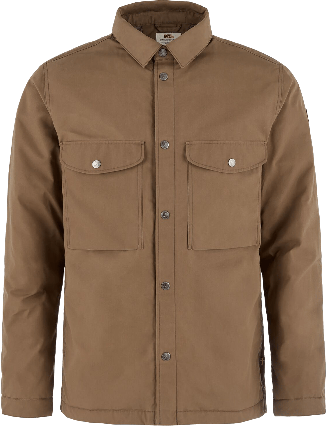 Fjällräven Men's Övik Down Shirt Jacket Wood Brown