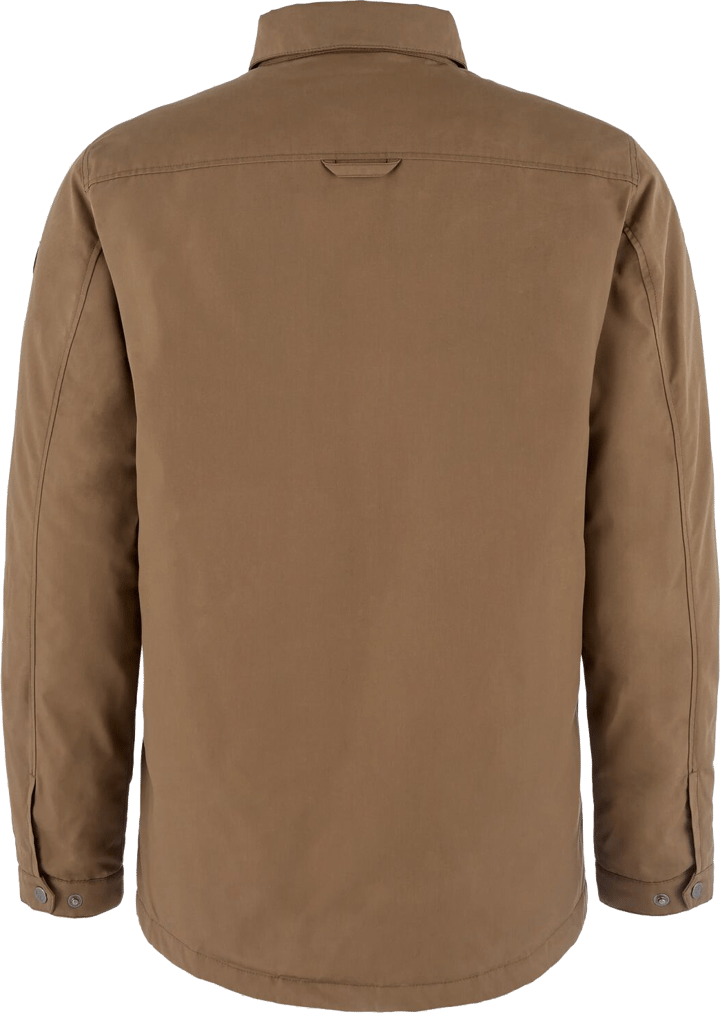 Fjällräven Men's Övik Down Shirt Jacket Wood Brown Fjällräven