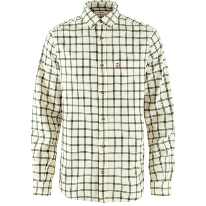 Fjällräven Men's Övik Flannel Shirt Chalk White-laurel Green Fjällräven